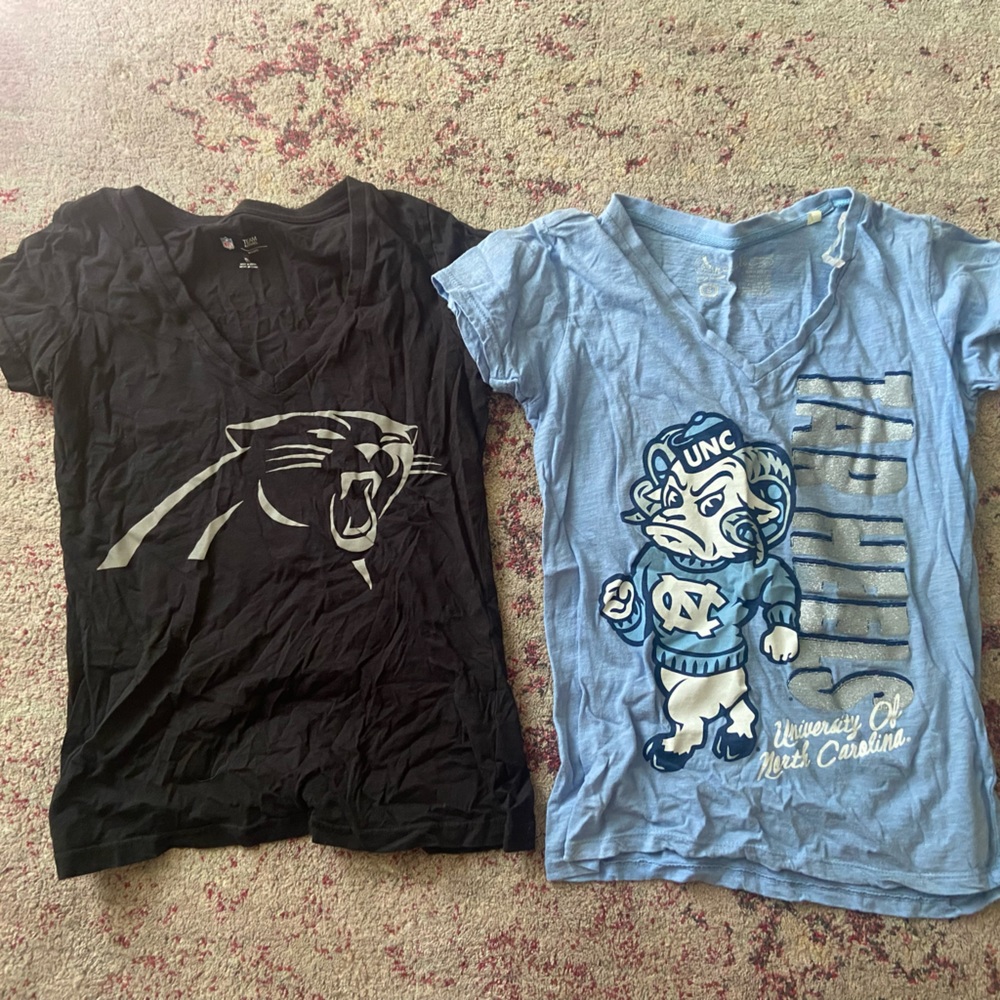 Panthers and Carolina Tar Heels